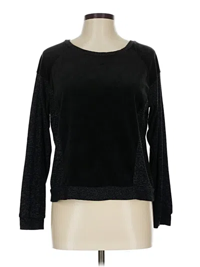Pre-owned Hippie Rose Pullover Sweater In Black