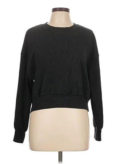 Pre-owned Hippie Rose Pullover Sweater In Black
