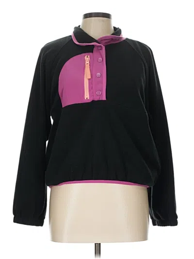 Pre-owned Hippie Rose Pullover Sweater In Black