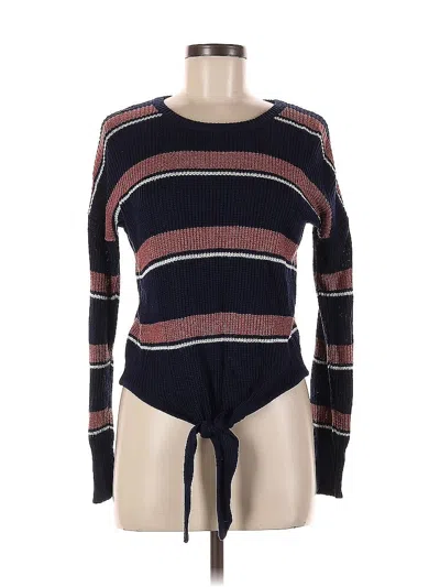 Pre-owned Hippie Rose Pullover Sweater In Blue