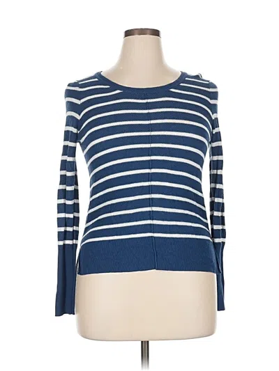 Pre-owned Hippie Rose Pullover Sweater In Blue