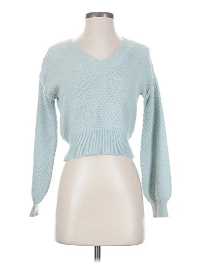 Pre-owned Hippie Rose Pullover Sweater In Blue