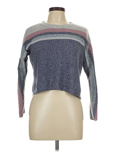 Pre-owned Hippie Rose Pullover Sweater In Blue