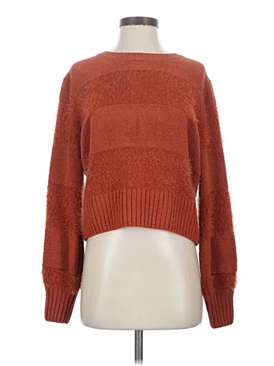 Pre-owned Hippie Rose Pullover Sweater In Brown
