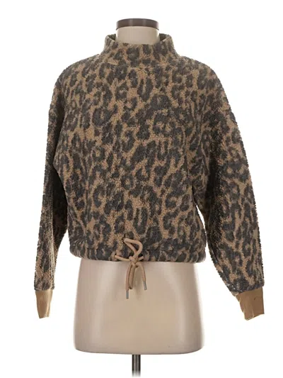 Pre-owned Hippie Rose Pullover Sweater In Brown