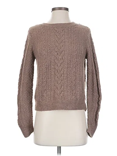 Pre-owned Hippie Rose Pullover Sweater In Brown