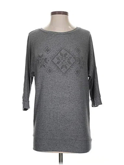 Pre-owned Hippie Rose Pullover Sweater In Gray