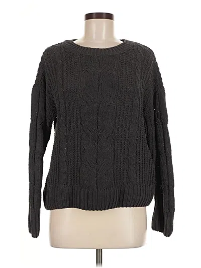 Pre-owned Hippie Rose Pullover Sweater In Gray