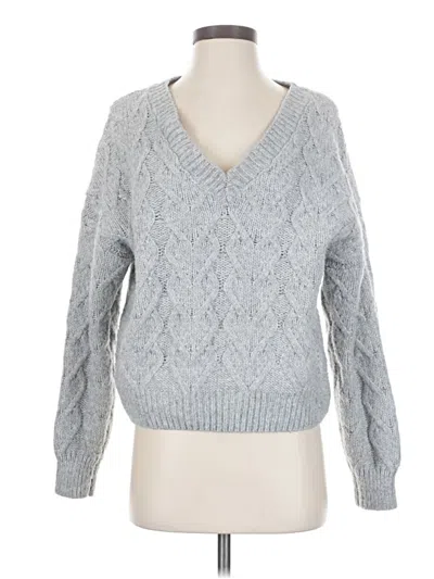 Pre-owned Hippie Rose Pullover Sweater In Gray
