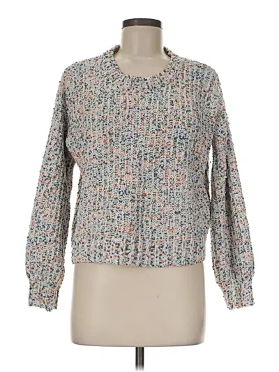 Pre-owned Hippie Rose Pullover Sweater In Gray