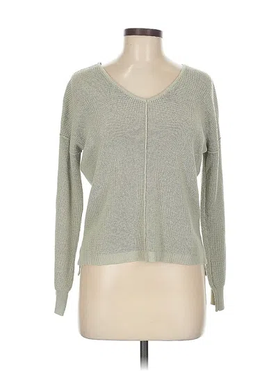 Pre-owned Hippie Rose Pullover Sweater In Green