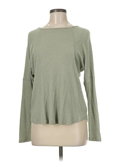 Pre-owned Hippie Rose Pullover Sweater In Green