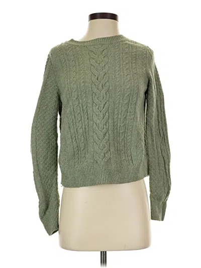 Pre-owned Hippie Rose Pullover Sweater In Green