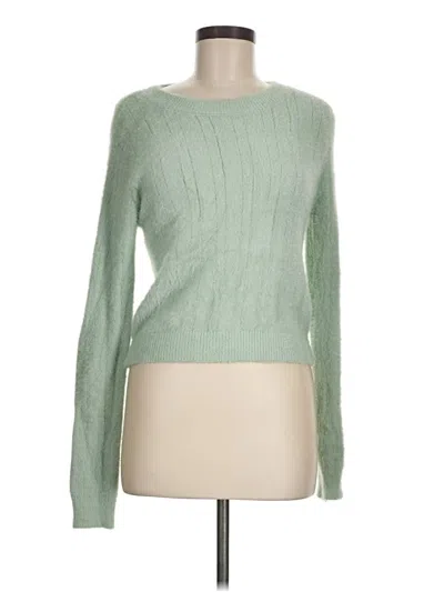 Pre-owned Hippie Rose Pullover Sweater In Green