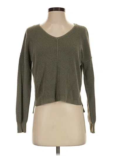 Pre-owned Hippie Rose Pullover Sweater In Green
