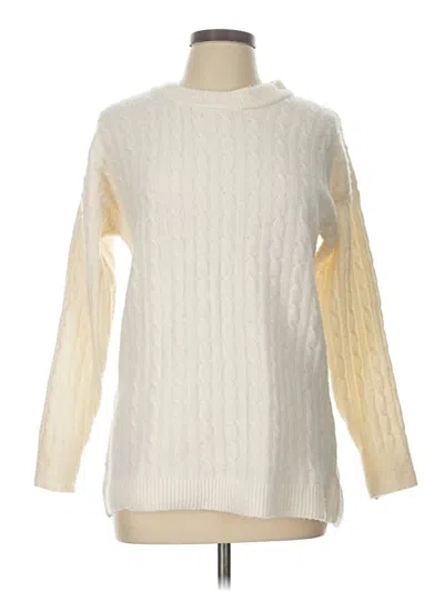 Pre-owned Hippie Rose Pullover Sweater In Ivory