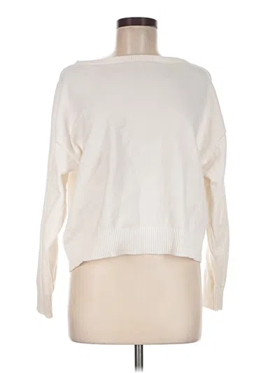 Pre-owned Hippie Rose Pullover Sweater In Ivory