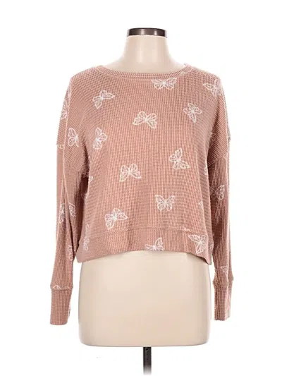 Pre-owned Hippie Rose Pullover Sweater In Pink