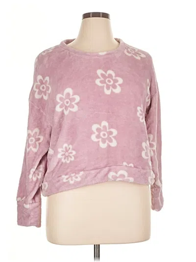 Pre-owned Hippie Rose Pullover Sweater In Pink