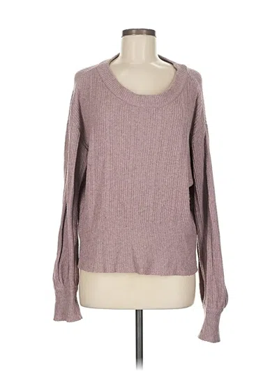 Pre-owned Hippie Rose Pullover Sweater In Purple