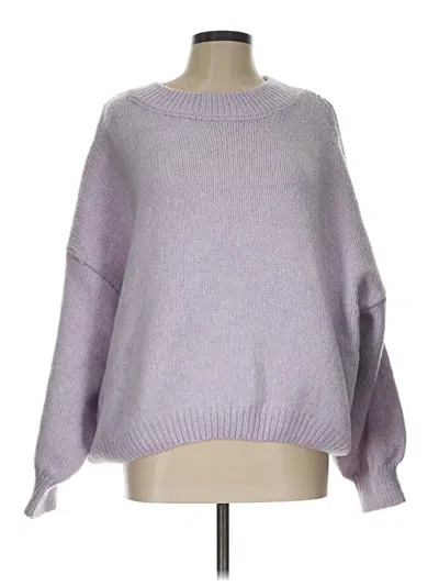 Pre-owned Hippie Rose Pullover Sweater In Purple