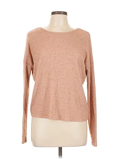 Pre-owned Hippie Rose Pullover Sweater In Tan