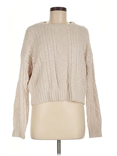 Pre-owned Hippie Rose Pullover Sweater In Tan