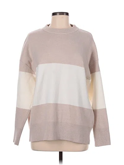 Pre-owned Hippie Rose Pullover Sweater In Tan