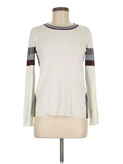 Pre-owned Hippie Rose Pullover Sweater In White