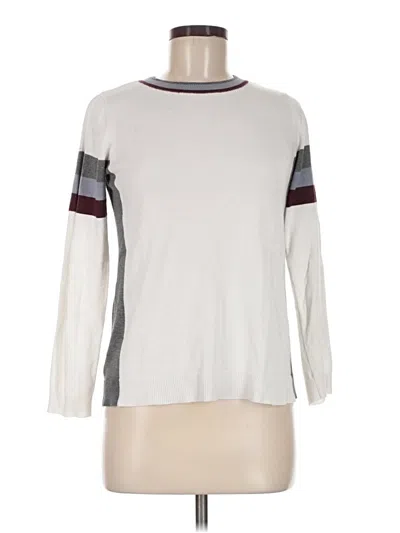 Pre-owned Hippie Rose Pullover Sweater In White