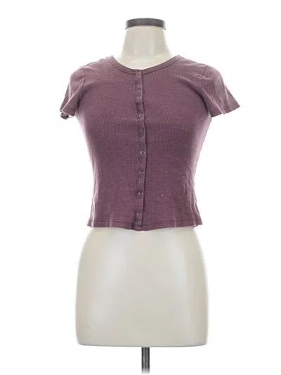 Pre-owned Hippie Rose Short Sleeve T-shirt In Purple