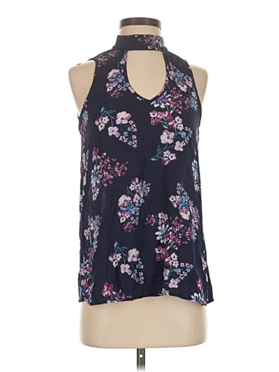 Hippie Rose Sleeveless Blouse In Blue