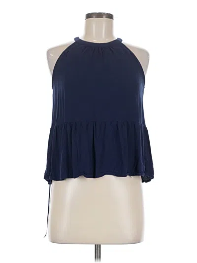 Pre-owned Hippie Rose Sleeveless Blouse In Blue