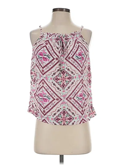 Pre-owned Hippie Rose Sleeveless Blouse In Pink