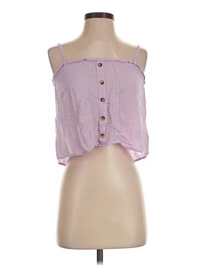 Pre-owned Hippie Rose Sleeveless Blouse In Purple