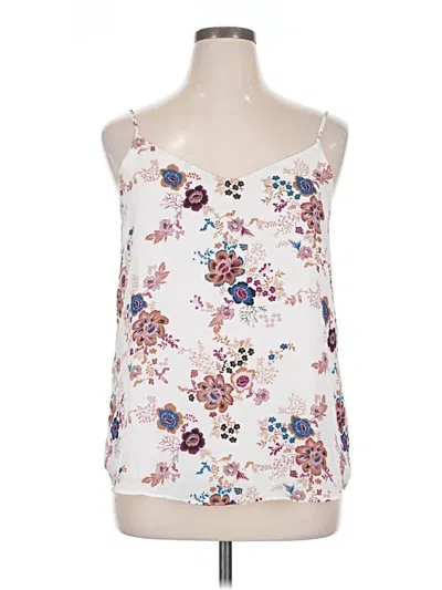 Pre-owned Hippie Rose Sleeveless Blouse In White