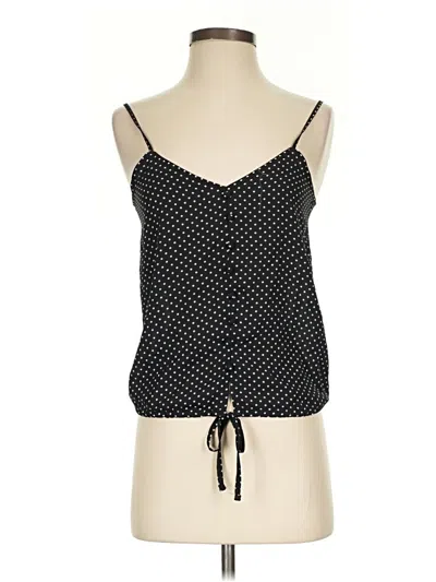 Hippie Rose Sleeveless Top Black Sweetheart Neckline Tops