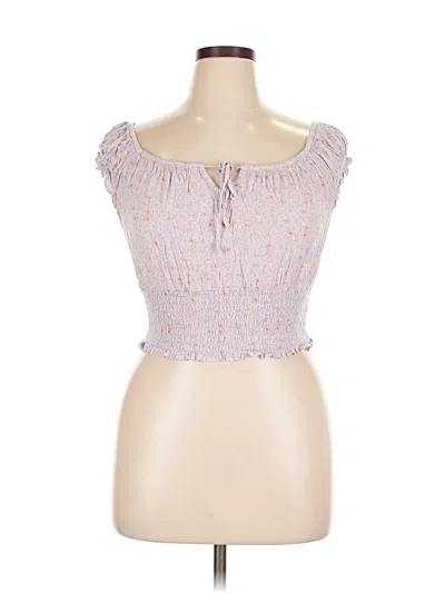 Pre-owned Hippie Rose Sleeveless Top Pink Sweetheart Neckline Tops