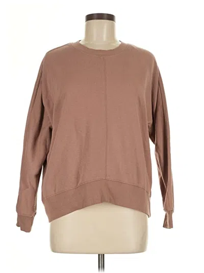 Pre-owned Hippie Rose Sweatshirt In Brown