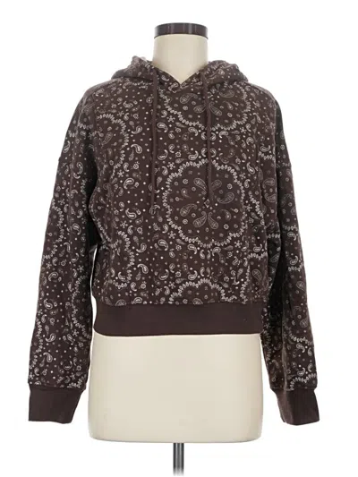 Pre-owned Hippie Rose Sweatshirt In Brown