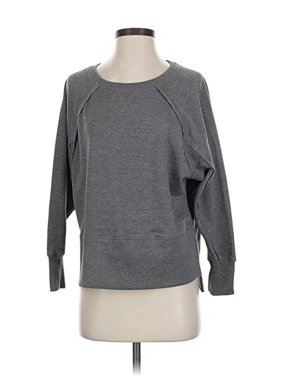 Pre-owned Hippie Rose Sweatshirt In Gray