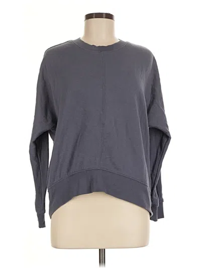 Pre-owned Hippie Rose Sweatshirt In Gray