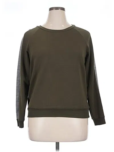 Pre-owned Hippie Rose Sweatshirt In Green
