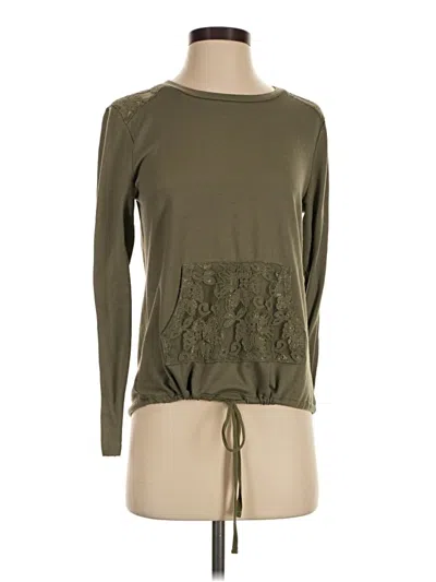 Pre-owned Hippie Rose Sweatshirt In Green