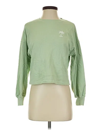 Pre-owned Hippie Rose Sweatshirt In Green