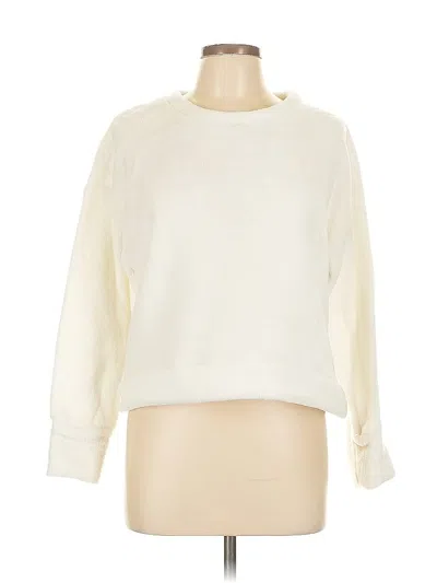 Pre-owned Hippie Rose Sweatshirt In White