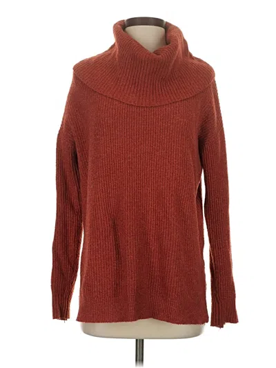 Pre-owned Hippie Rose Turtleneck Sweater In Brown