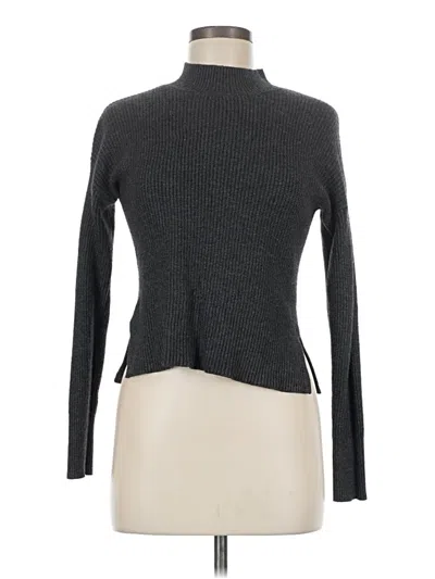 Pre-owned Hippie Rose Turtleneck Sweater In Gray