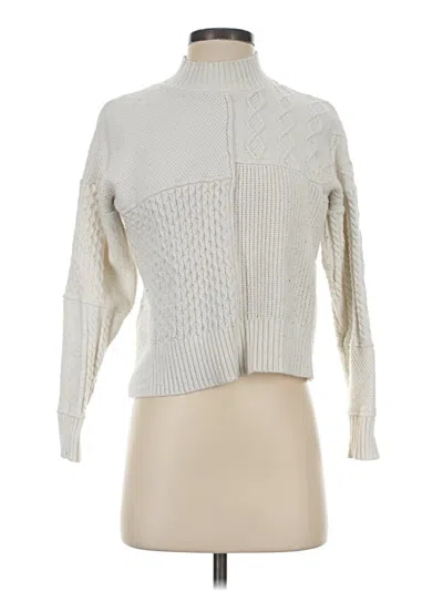Pre-owned Hippie Rose Turtleneck Sweater In Ivory