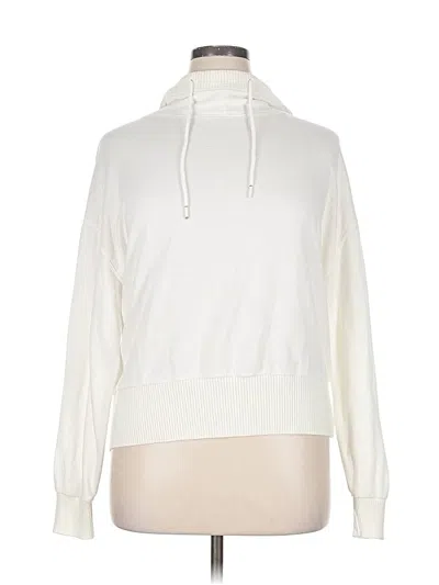 Pre-owned Hippie Rose Turtleneck Sweater In White